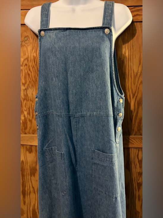 Talbots Dresses & Skirts - Talbots Blue Denim Pinafore Maxi Dress. Women’s size 8. Very good condition.